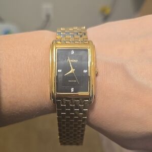Armitron Gold and Black Men's Watch
